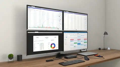 i-tec USB-C Quattro Display Docking Station / Dokovací stanice / 4x monitor / 2x DP / 2x HDMI / 85W PD / RJ-45