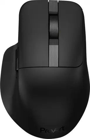 ASUS ProArt MD301 černá / Ergonomická optická myš / 8000 DPI / USB-C + 2.4 GHz + Bluetooth
