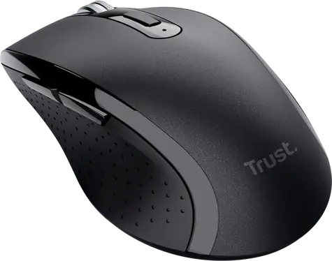 Trust Sura černá / Bezdrátová myš / pro praváky / 6 tlačítek / 1200 DPI / 2,4 GHz