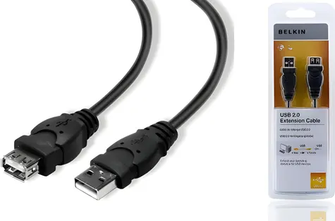 Belkin Standard USB 2.0 kabel A-A / Prodlužovací kabel / 1,8 m