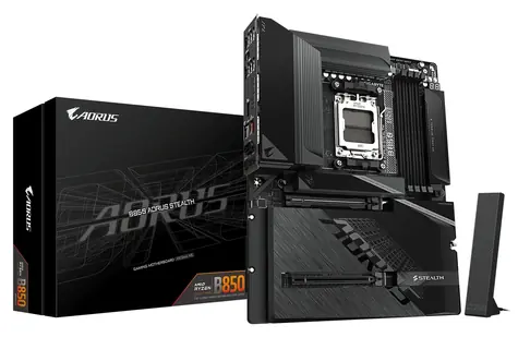 Gigabyte B850 AORUS STEALTH / Základní deska / B850 / 4x DDR5 / 5G LAN / Wi-Fi 7 / ATX