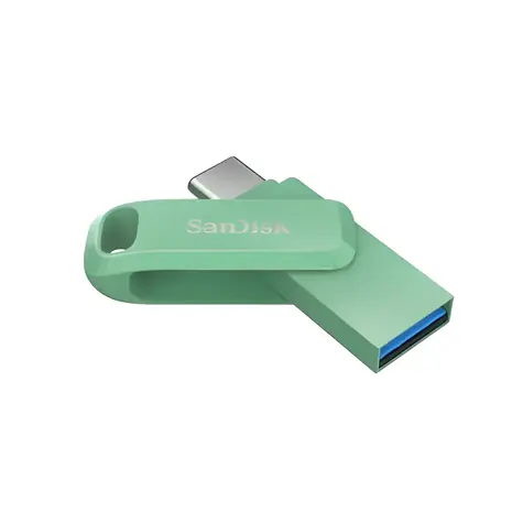 SanDisk Ultra Dual Drive Go 64GB zelená / Flash disk / USB-A + USB-C / čtení až 150 MB/s