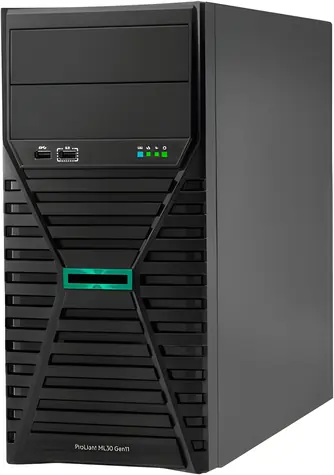 HPE ProLiant ML30 Gen11 Plus / Xeon 6315P 2.8GHz / 32GB DDR5 ECC / 2 x 1TB SATA / 4x 1Gb / 350W / Tower