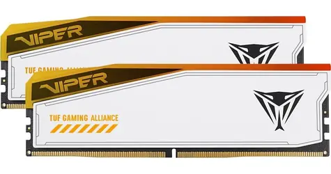 Patriot Viper Elite 5 TUF bílá / Operační paměť / 32GB (2x16GB) / DDR5 / 6000MHz / CL36 / XMP 3.0 / AMD EXPO
