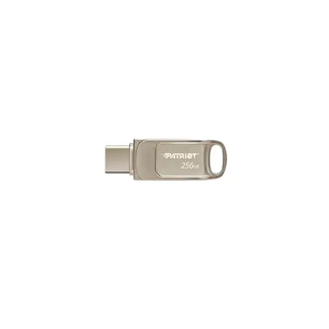 Patriot TAB T560 256GB stříbrná / Flash disk / USB-A + USB-C / USB 3.2 Gen 1 / čtení: 120 MB/s