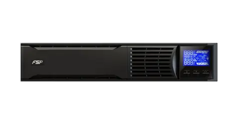 Fortron UPS CHAMP 3K / Záložní zdroj / rack 2U / 3x Schuko / 3000 VA / 2700 W / online