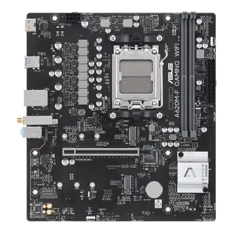 ASUS A620M-F GAMING WIFI / Základní deska / AMD A620 / DDR5 / 2x M.2 / 2.5GLAN / Wi-Fi 6 / sc. AM5 / mATX