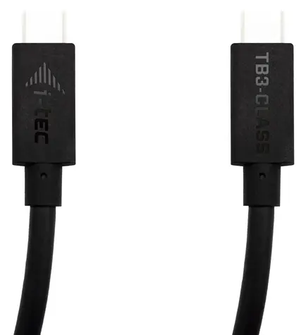 i-tec Thunderbolt 3 Class Cable černá / Datový kabel / 150 cm / 40 Gbps / 100W Power Delivery / USB-C