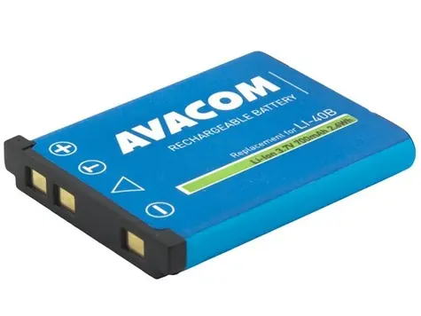 AVACOM pro Olympus Li-40B & Li-42B / Náhradní baterie / i Fujifilm NP-45 & Nikon EN-EL10 / Li-Ion / 3,6 V / 700 mAh