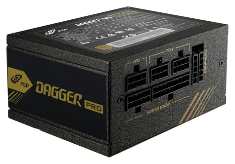 Fortron Dagger Pro 650 / Napájecí zdroj / SFX / 650W / 80PLUS Gold / plně modulární / PFC aktivní / 92mm