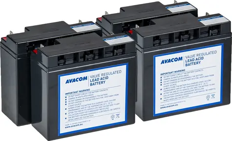 AVACOM RBC55 / Kit pro renovaci baterie UPS / 4 ks / 18 Ah / VRLA HR