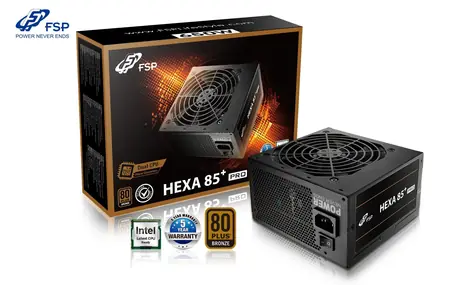 Fortron HEXA 85+ PRO 650 / Napájecí zdroj / ATX / 650W / 80PLUS Bronze / 120mm / PFC aktivní