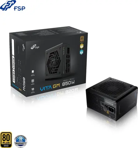 Fortron FSP ADVAN GM 850W / Napájecí zdroj / ATX 3.1 / 850 W / 80PLUS Gold / modulární