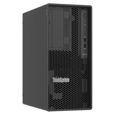 Lenovo ThinkSystem ST50 V3 / Tower server / Intel Xeon 6315P / 16 GB RAM / 2× 960 GB SSD / SW RAID / 500 W