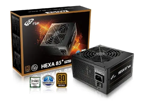 Fortron HEXA 85+ PRO 350 / Napájecí zdroj / ATX / 350 W / 80PLUS Bronze / 120 mm / aktivní PFC