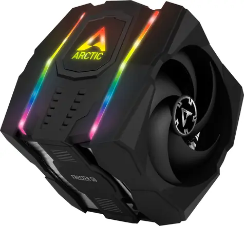 ARCTIC Freezer 50 vč. A-RGB ovladač / Chladič procesoru / 120 & 140 mm / Hydro Dynamic Bearing / 0.4 Sone / A-RGB