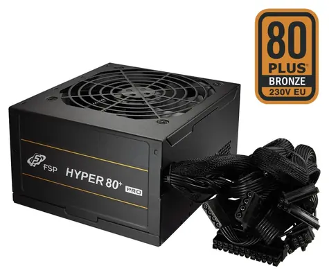 Fortron FSP HYPER 80+ PRO 550W / ATX 3.0 / 80PLUS Bronze / aktivní PFC / 120mm