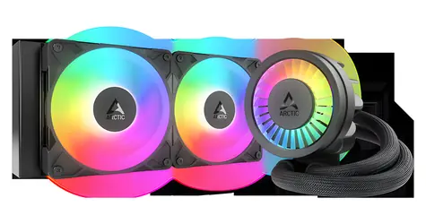ARCTIC Liquid Freezer III Pro 240 A-RGB černá BULK / Vodní chladič CPU / 2x 120 mm / Fluid Dynamic Bearing