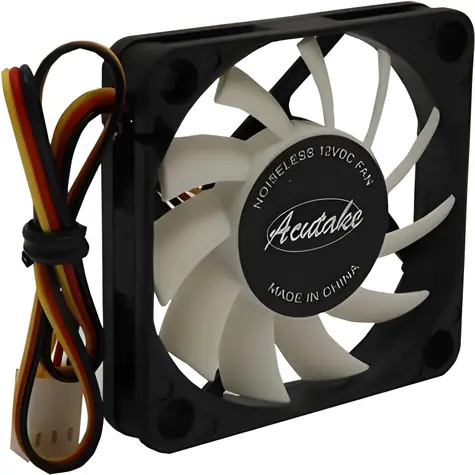 ACUTAKE ACU-FAN60 černá / Ventilátor / 60 mm / 3500 RPM / 16 CFM / 17,5 dB / 3-pin