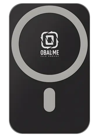 OBAL:ME MagNetix Plate černá / Nabíjecí držák do auta / 15W / MagSafe / do ventilace