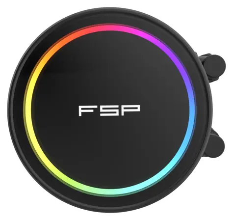 FSP AE36-B černá / AIO vodní chladič CPU / 360 mm / 3x 120 mm ARGB / 2300 RPM / 36 dB / Intel + AMD
