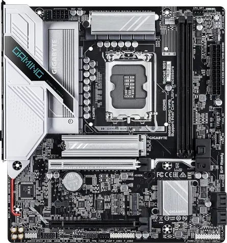 GIGABYTE B860M GAMING WIFI6 / Základní deska / B860M / LGA1851 / 2x DDR5 / PCIEx16 / 2.5G LAN / mATX