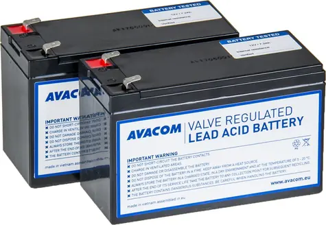 AVACOM RBC176 / Kit pro renovaci baterie UPS / 2 ks / 7,2 Ah / VRLA