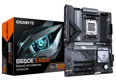 GIGABYTE B650E EAGLE / Základní deska / B650E / AM5 / 4x DDR5 / 1x GLAN / Wi-Fi 6E / ATX