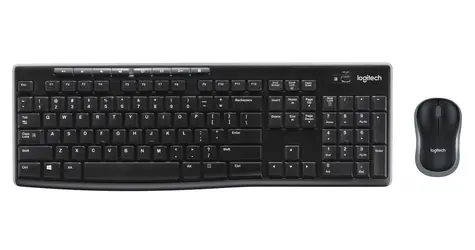 Logitech Wireless Combo MK270 černá / Bezdrátová sada klávesnice a myši / IT verze