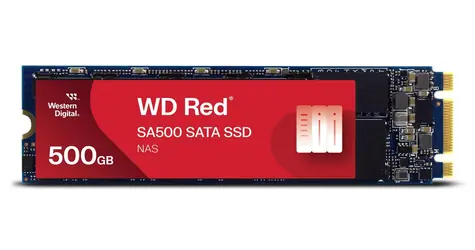 WD Red SA500 M.2 500 GB / M.2 SSD 2280 / SATA III / čtení: 560 MB/s / zápis: 530 MB/s / IOPS: 95K-85K / 5y