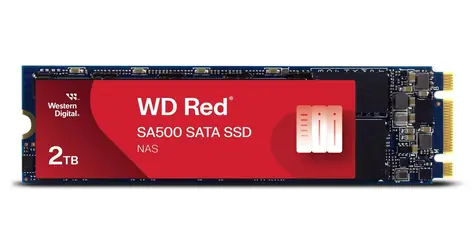 WD Red SA500 2TB / M.2 SSD 2280 / SATA 6Gbps / R: 560MBps / W: 530MBps / IOPS: 95K & 85K / 5y