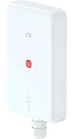 ZTE G51F 5G MC7510 bílá / 5G router / Wi-Fi 7 / Sub-6 GHz / 4MIMO / IP65 / PoE