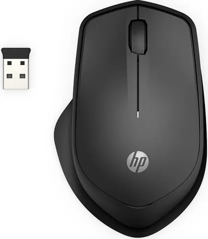 HP 285 Silent černá / Bezdrátová myš / optická / 1200 DPI / USB