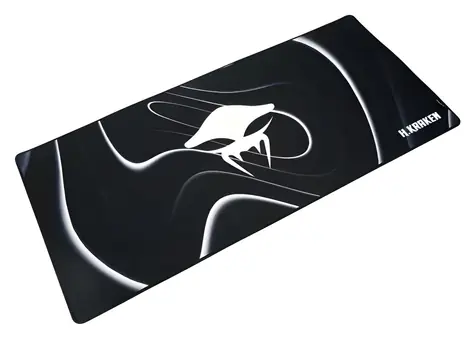 Havit Stellarisforce-1 bílá, černá / Herní podložka pod myš / 900 × 400 mm / 6 mm / protiskluzová