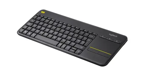 Logitech Wireless K400 Plus / Bezdrátová klávesnice / Touchpad / USB / US