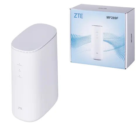ZTE MF289F bílá / Router / 4G LTE / Wi-Fi 5 (5 GHz) / 2x Gigabit LAN / NanoSIM