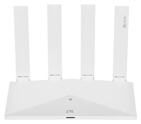 ZTE T3000 bílá / Wi-Fi 6 router AX3000 / Dual-Band / 2,4+5 GHz / 2x GbE / MU-MIMO