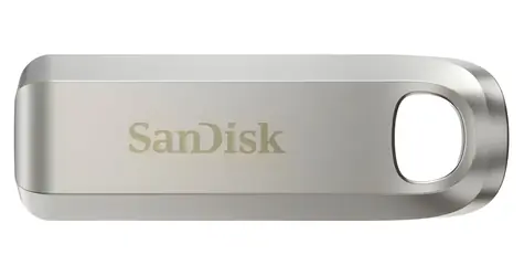SanDisk Ultra Luxe 256 GB stříbrná / Flash Disk / USB-C 3.2 Gen 1 / čtení až 400 MB/s