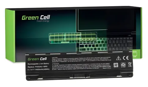 Green Cell TS13 / Baterie pro notebook / Toshiba PA5024U-1BRS PA5109U-1BRS PA5110U-1BRS / 11,1 V / 4400 mAh