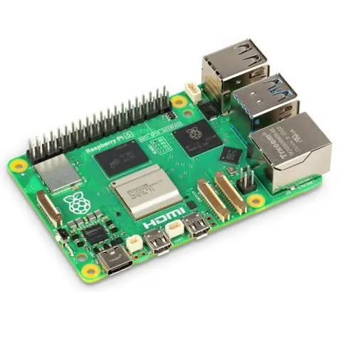 Raspberry Pi 5 / Jednodeskový počítač / 4 GB RAM / ARM Cortex-A76 2,4 GHz / Wi-Fi 802.11ac / BT 5.0 / USB 3.0