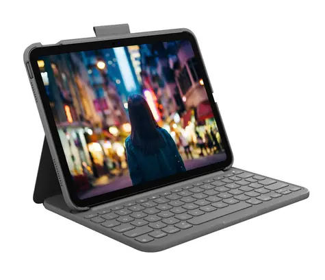 Logitech Slim Folio / Pouzdro s klávesnicí / pro Apple iPad 10. generace (2022)