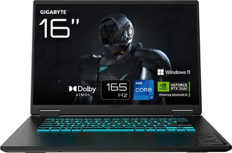 GIGABYTE GAMING A16 CWHI3CZ894SH černá / Herní notebook / 16