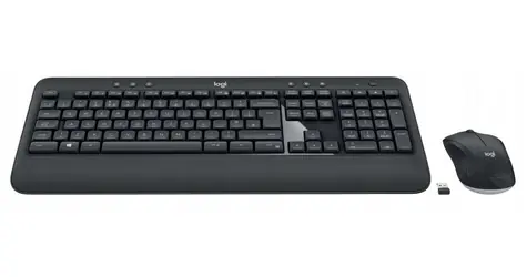 Logitech MK540 Advanced FR černá / Bezdrátová sada klávesnice a myši / USB nanopřijímač