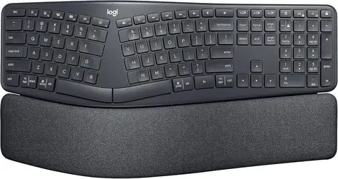 Logitech ERGO K860 for Business černá / Bezdrátová klávesnice / Ergonomická / Bluetooth / 2.4 GHz