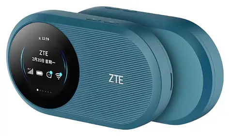 ZTE U10S Pro tyrkysová / Mobilní hotspot / 4G LTE / Wi-Fi 6 / 2,4 GHz / 3000 mAh