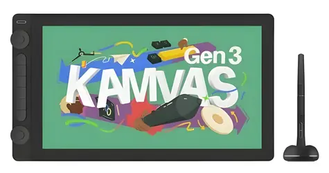 Huion Kamvas 16 NEW Gen.3 bronzová / Grafický tablet / 15.8