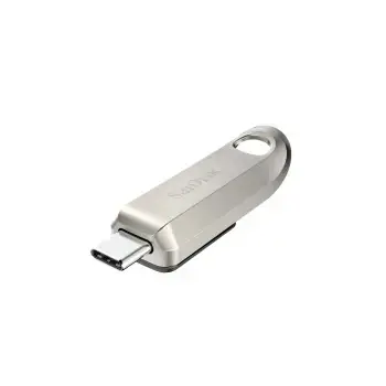 SanDisk Ultra Luxe 64 GB stříbrná / Flash Disk / USB Type-C 3.2 Gen 1 / čtení: 150 MB/s