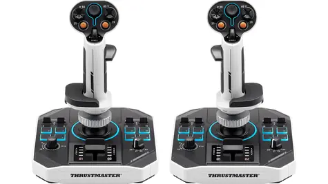 Thrustmaster Sol-R 2 HOSAS Space Sim Duo / Joystick / HOSAS / 88 tlačítek / 16 os / H.E.A.R.T. / RGB / USB-C / 2 ks / PC