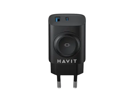 Havit UC132 černá / Nabíjecí adaptér / GaN / 2x USB-A / 4x USB-C / 22 W