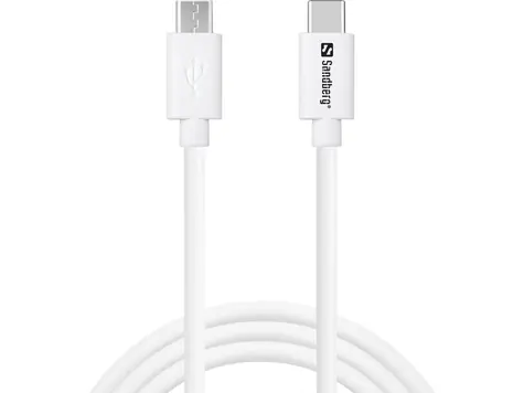 Sandberg USB-C na Micro-USB bílá / Nabíjecí kabel / 1 m
